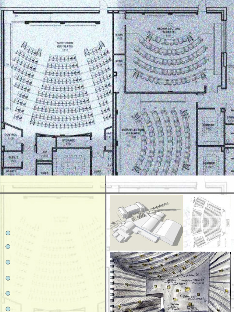 Auditorium Design and Acoustics Guide | PDF | Sound | Acoustics