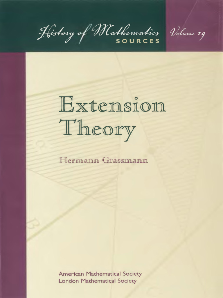 Extension Theory Hermann Grassmann | PDF