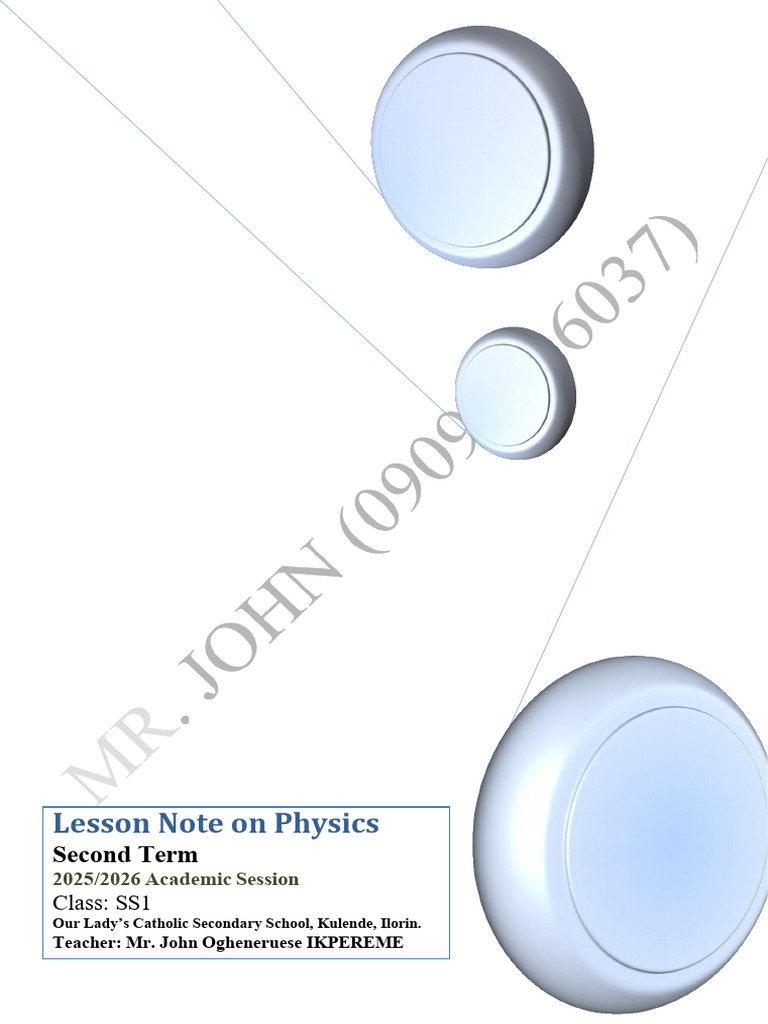 SS1 Physics Lesson Notes: Heat & Expansion | PDF | Series And Parallel ...