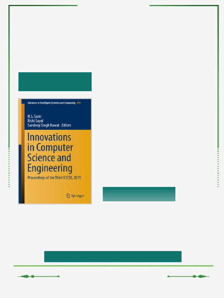 Innovations in Computer Science and Engineering Proceedings of the ...