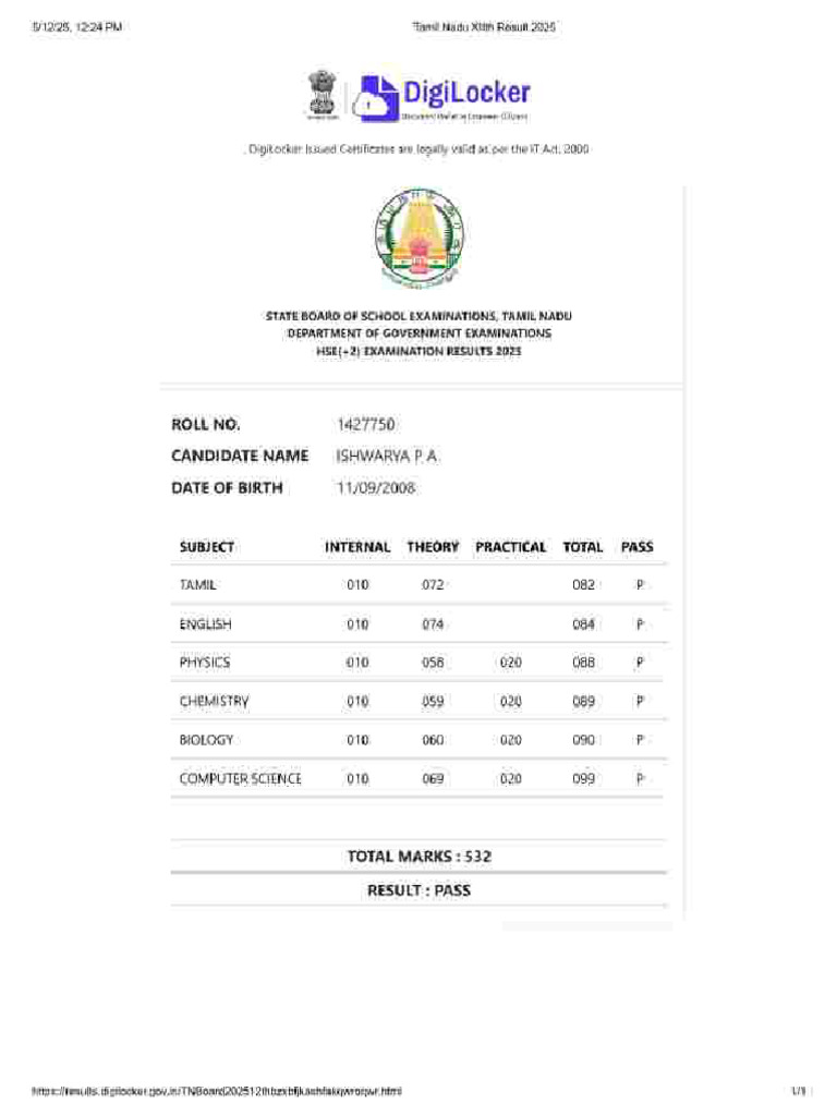 12th Marksheet - 11zon | PDF
