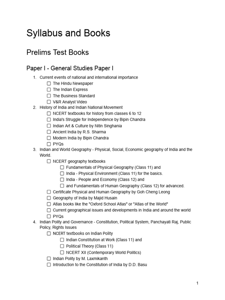 Syllabus and Books | PDF | Conservation Biology | Science