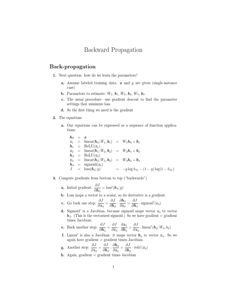 backprop | PDF | Gradient | Derivative
