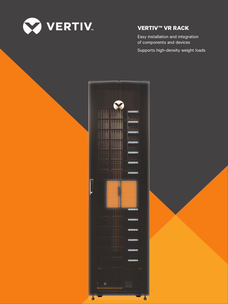 Vertiv VR Rack: High-Density Server Solution | PDF | Equipment
