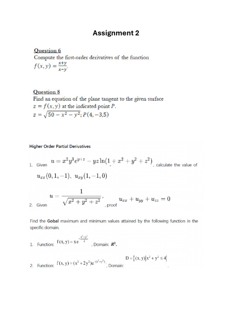 Assignment 2 | PDF