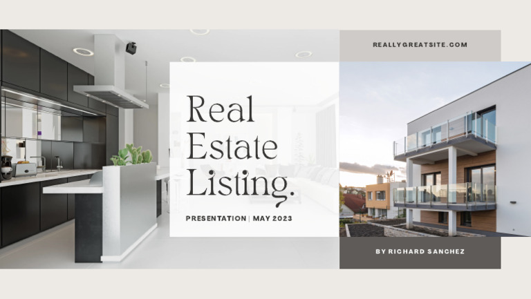 Beige Elegant and Classy Real Estate Listing Presentation | PDF
