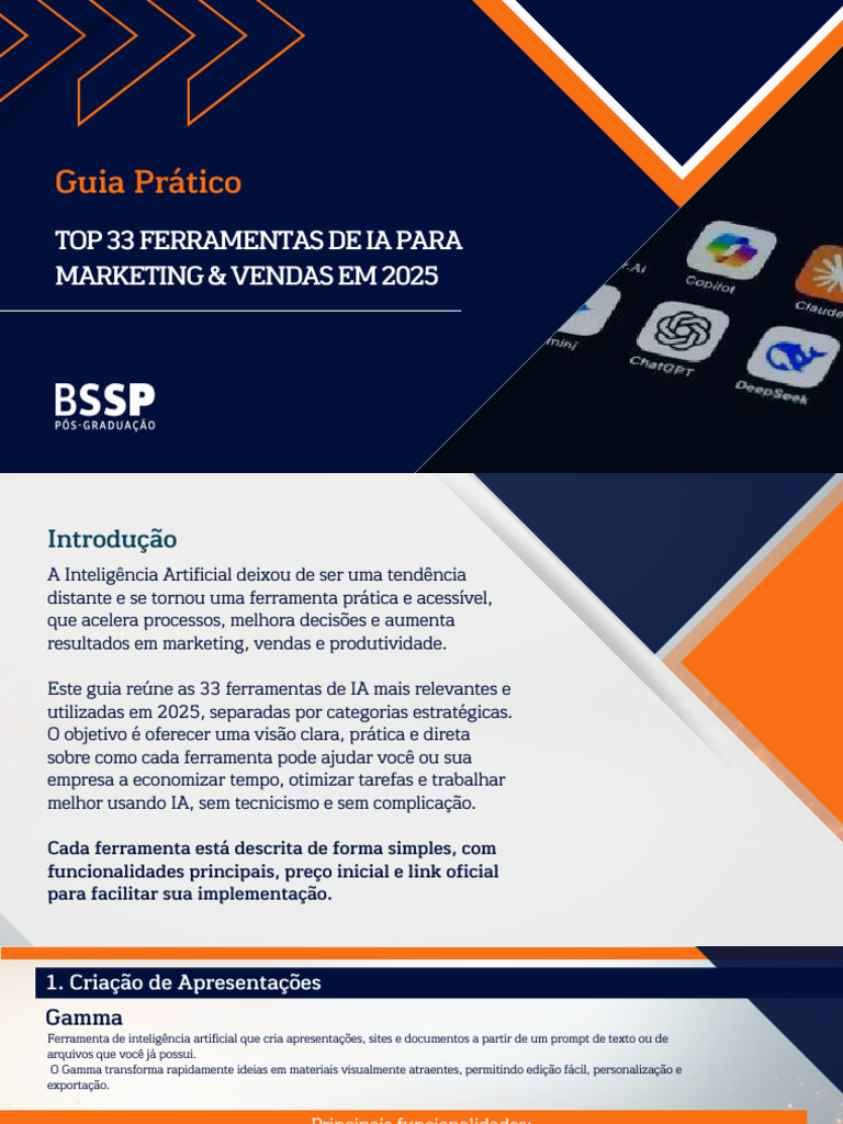 33 Ferramentas de IA para Marketing 2025 | PDF | SEO | Marketing