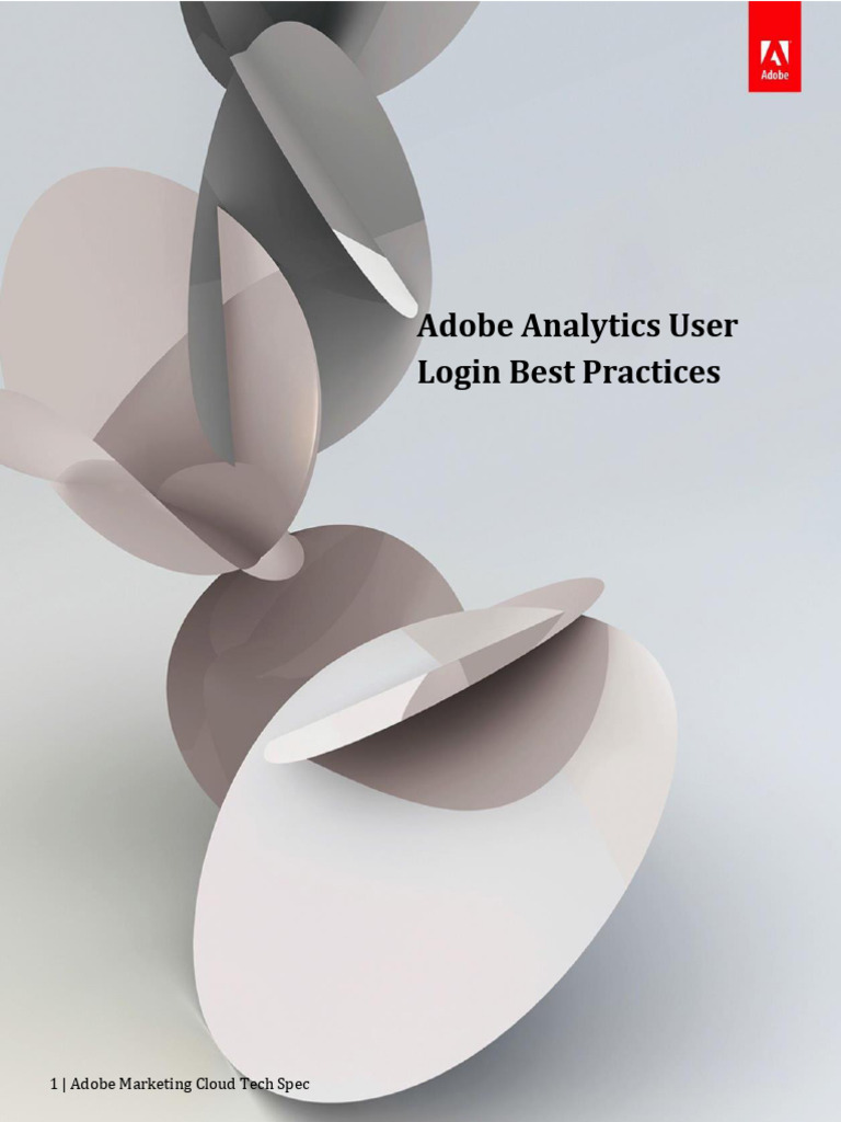 Adobe Analytics Login Best Practices | PDF