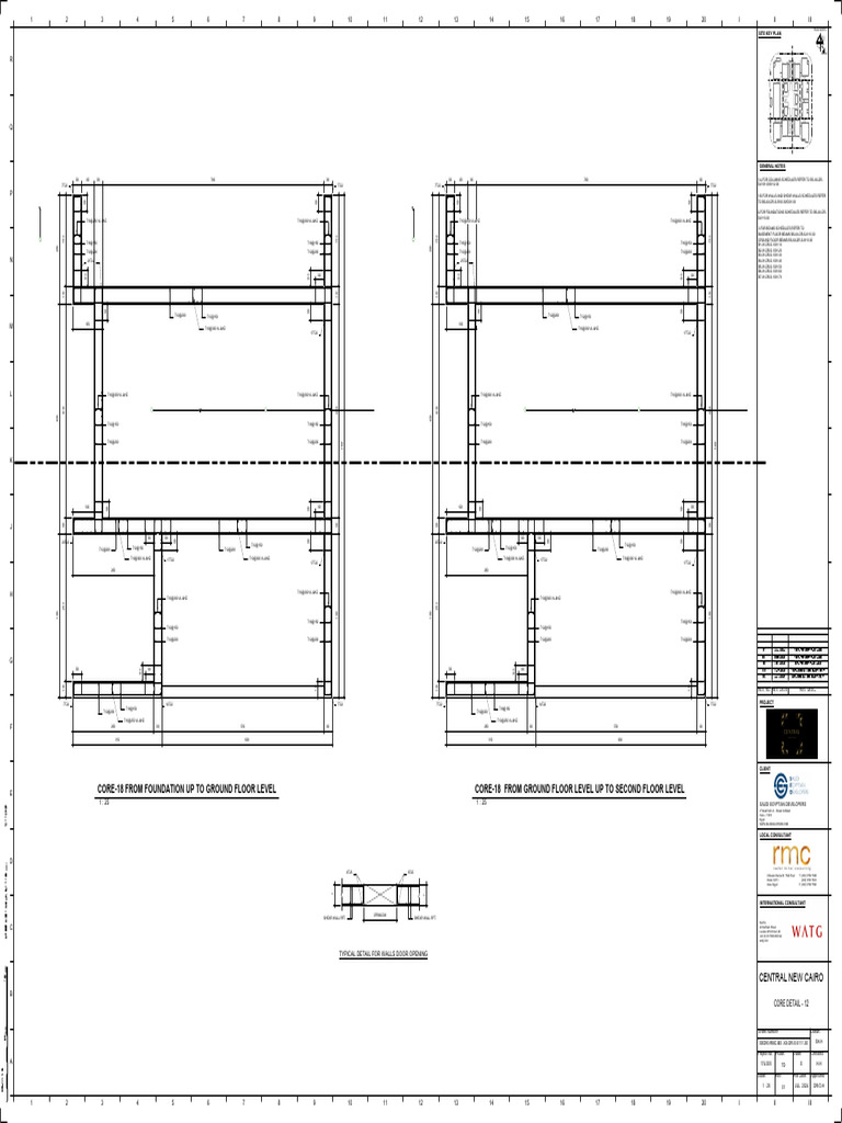Construction Document for Core Details | PDF | Structural Engineering ...