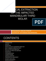 Surgical Extraction of The Impacted Mandibular Third Molar