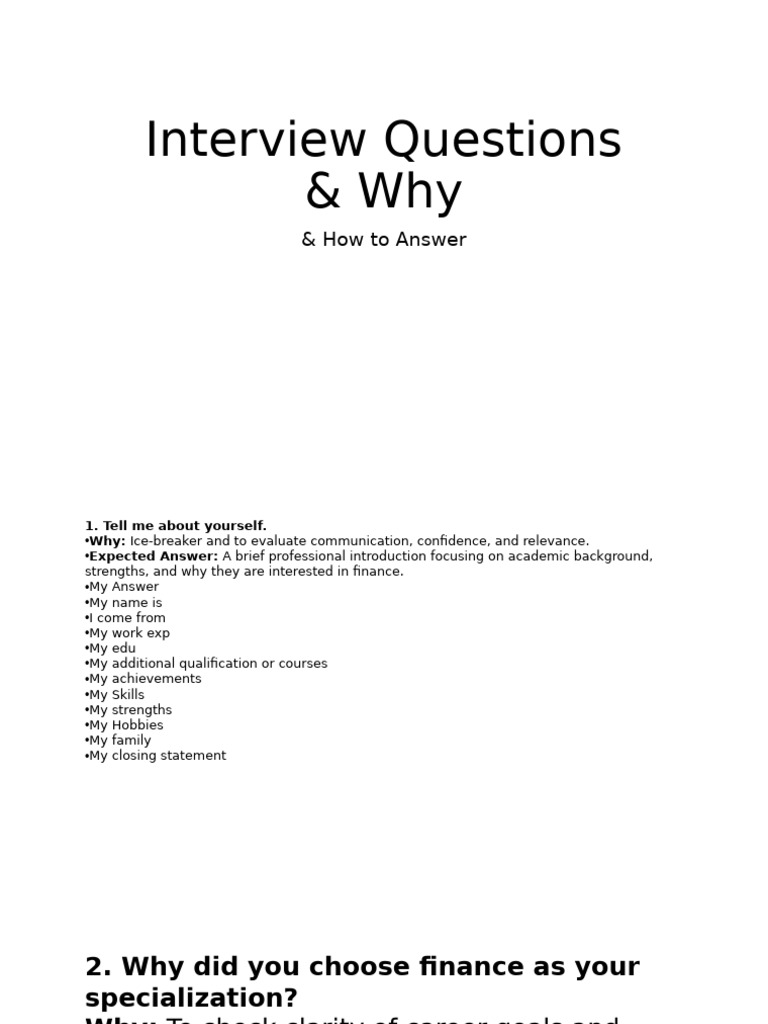 Interview Questions | PDF | Learning | Leadership