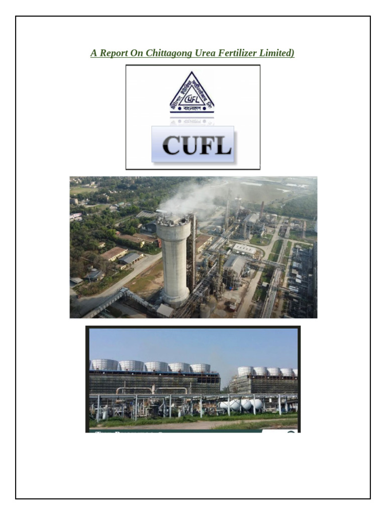 Industrial Tour Report: CUFL Insights | PDF | Urea | Ammonia