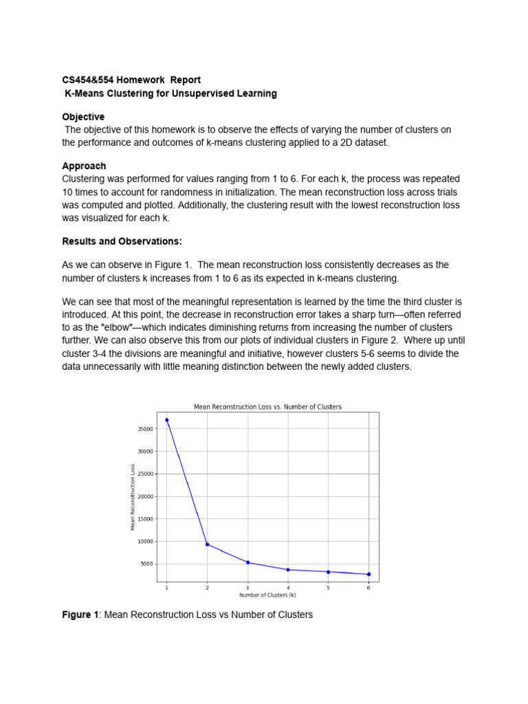 HW2 | PDF | Cluster Analysis | Experiment