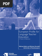 European Profile For Language Teacher Education