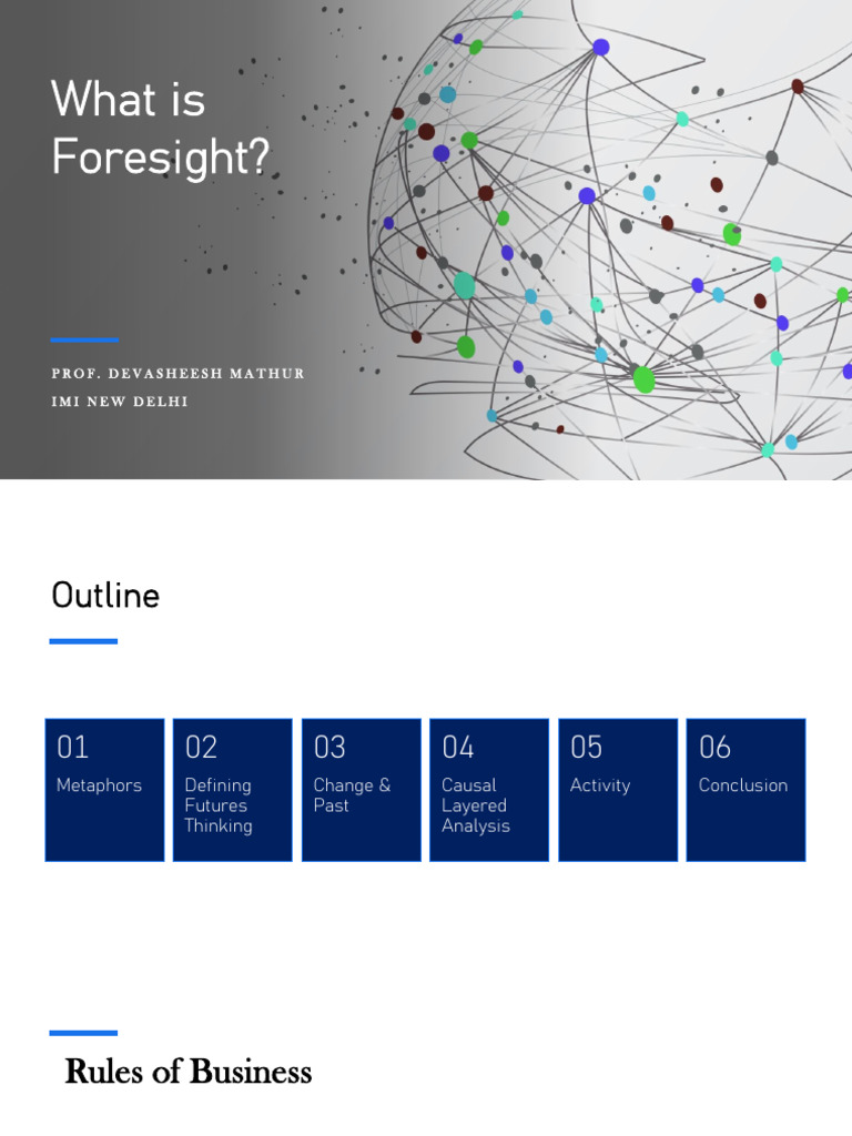 Understanding Futures Thinking and Foresight | PDF | Polycystic Ovary ...