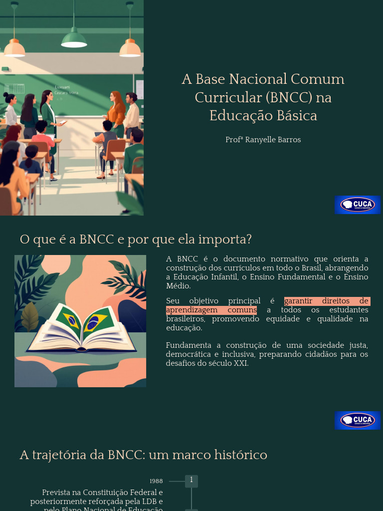BNCC: Diretrizes da Educação Básica | PDF | Aprendizado | Pedagogia