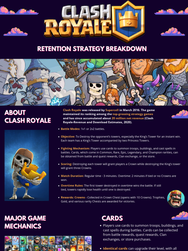 Clash Royale Retention Strategies Guide | PDF | Electronic Games | Gaming