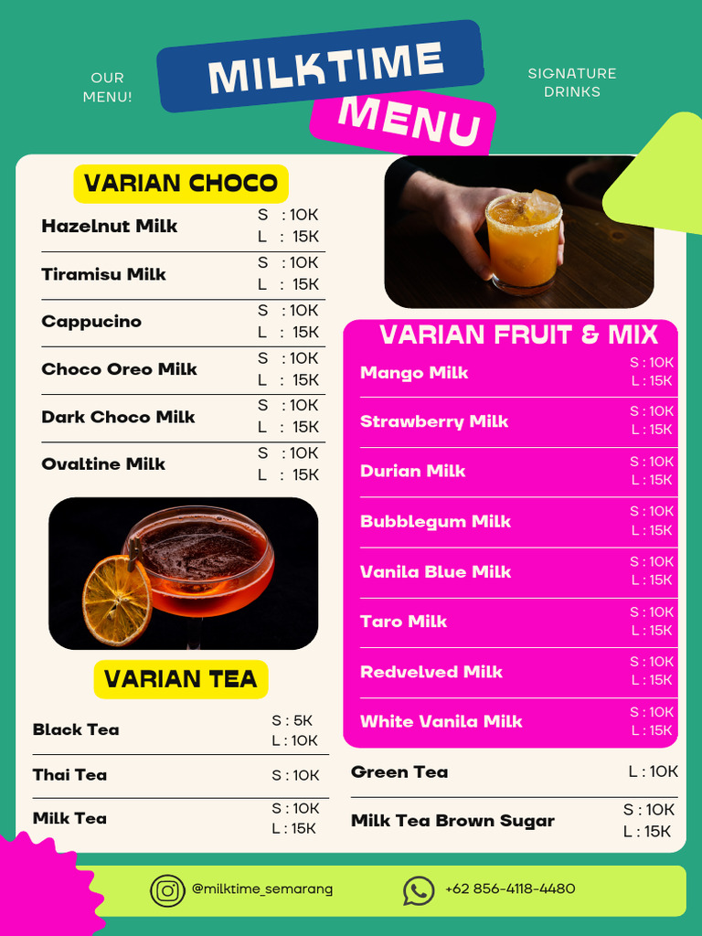 Standard Menu 3 (1) | PDF