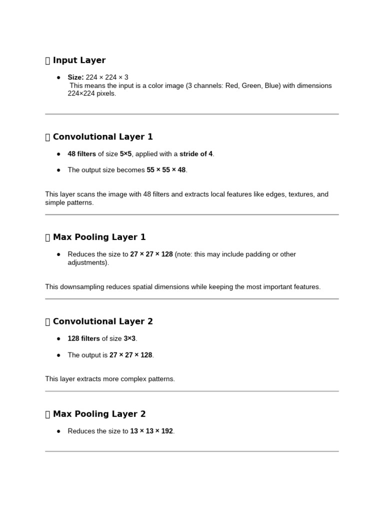 CNN Architecture for Image Classification | PDF