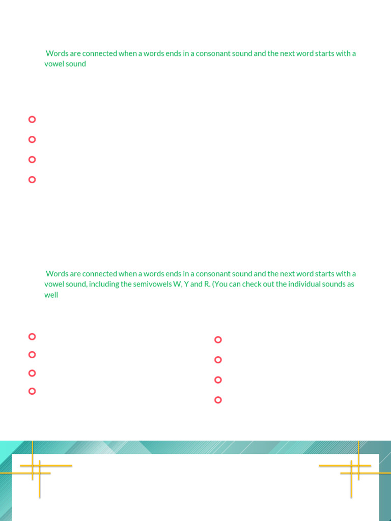 Understanding Word Connections in English | PDF | Syllable | Stress ...