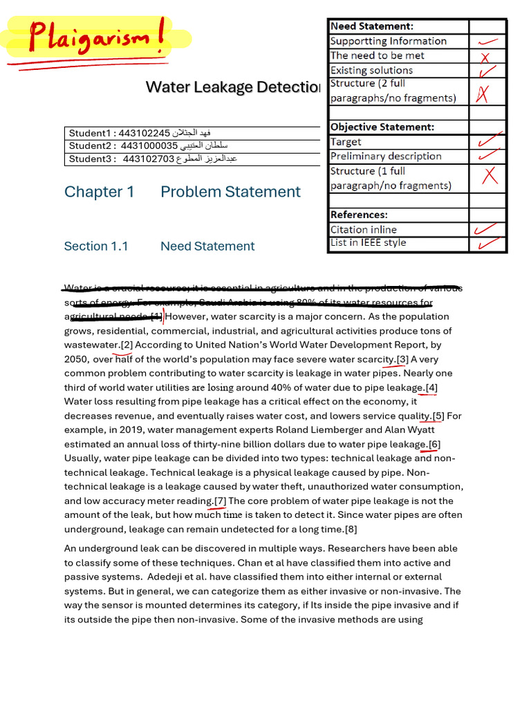 Water Leakage Detection System Overview | PDF | Water