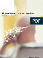 Home Based Contact Centres - A Time For New Thinking
