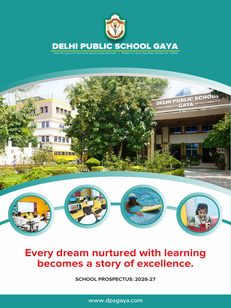 DPS Gaya School Prospectus 2026-27 | PDF | Learning | Schools