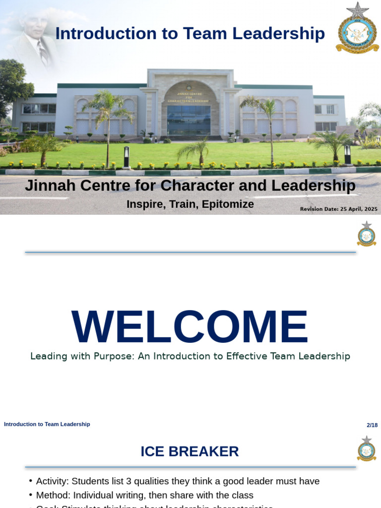 Effective Team Leadership Strategies | PDF | Leadership | Goal