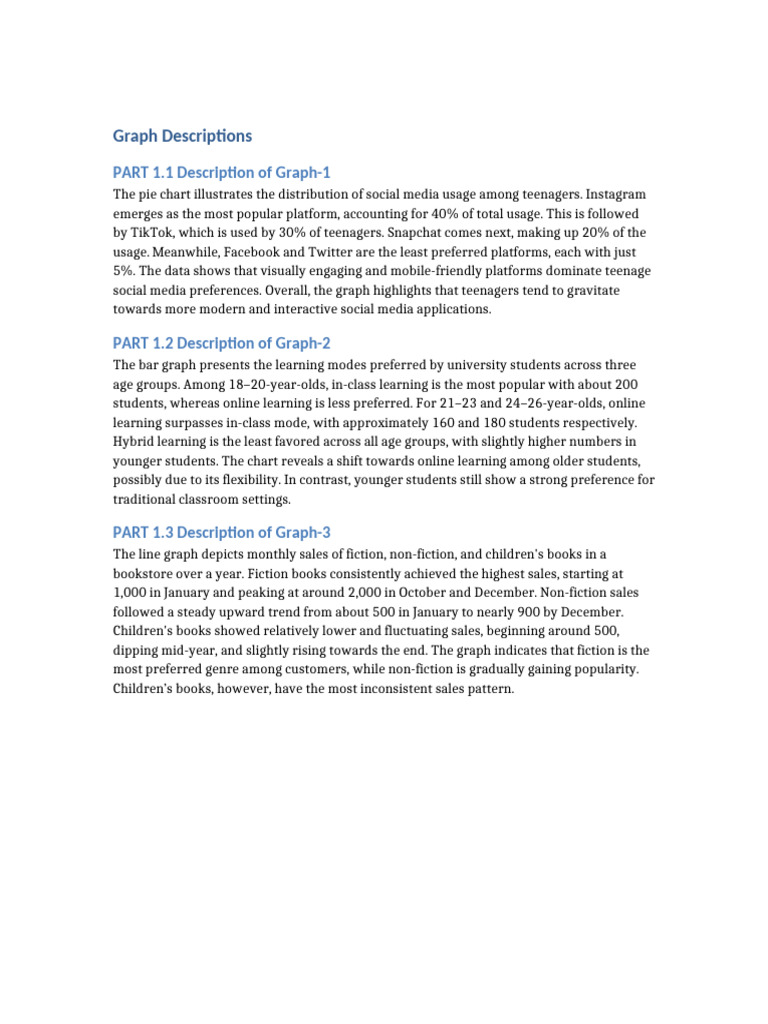 Graph Descriptions Nova | PDF