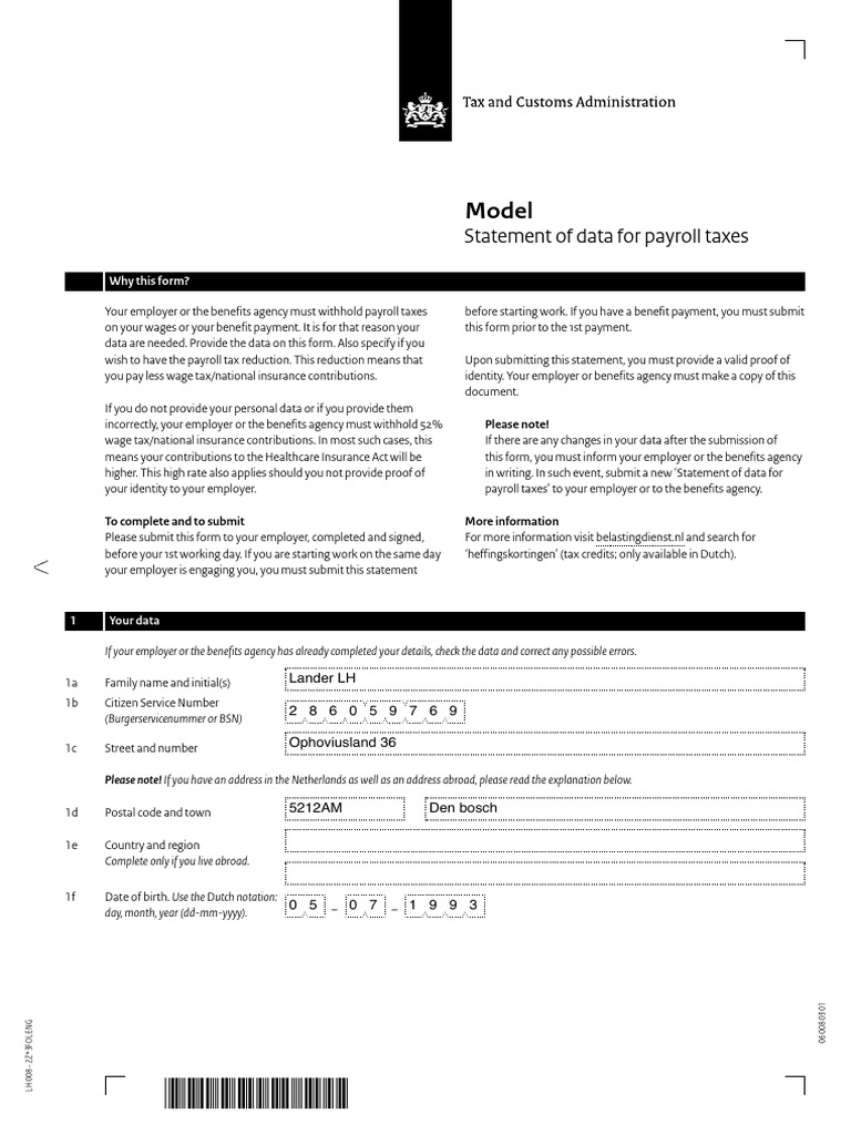 Payroll Tax Reduction Form Guide | PDF | Payroll Tax | Employment