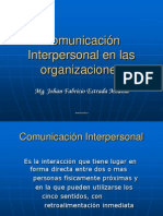 Cominicacion Interpersonal en Las Organizaciones