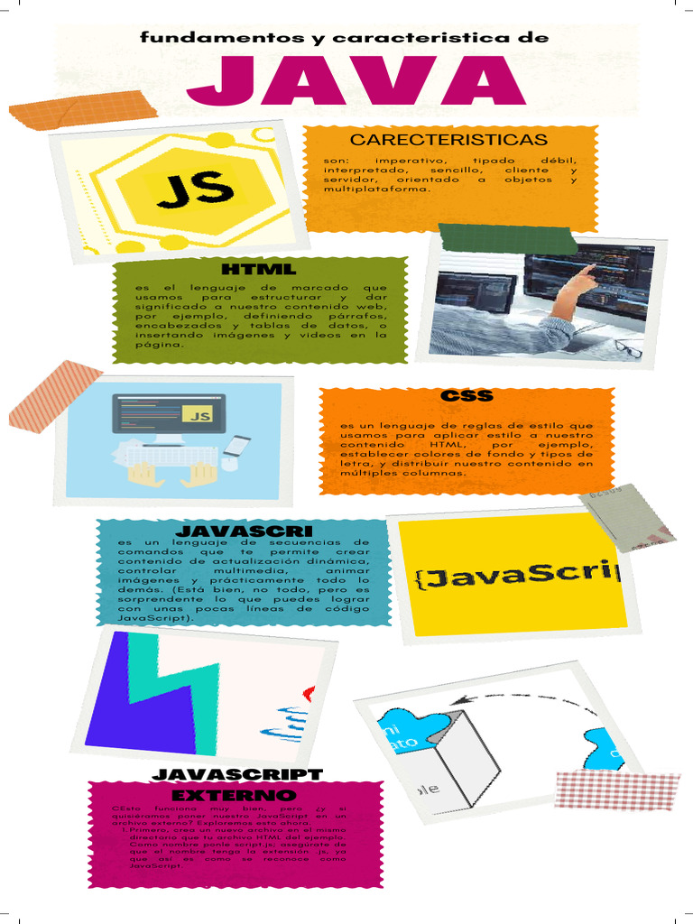 Fundamentos de Java, HTML, CSS y JavaScript | PDF