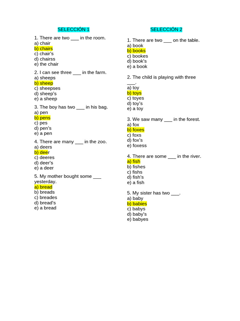 English Grammar Exercises for Beginners | PDF | Lunch | Cuisine
