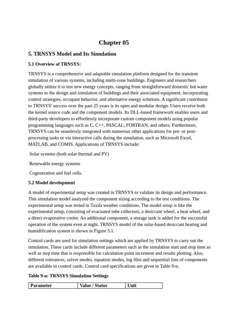 Trnsys Work | PDF | Heat | Heat Exchanger