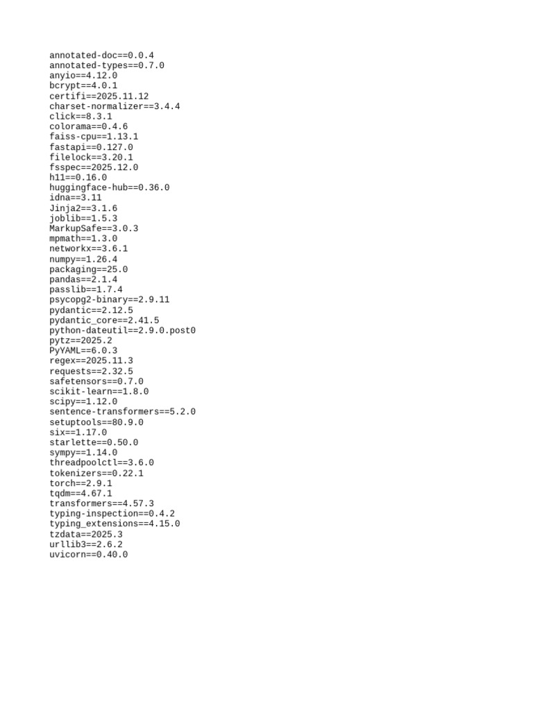 Python Package Dependencies List | PDF