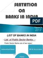 Presentation On Banks