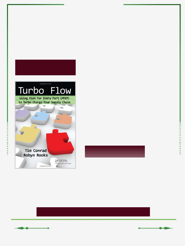Turbo Flow Using Plan for Every Part PFEP to Turbo Charge Your Supply ...