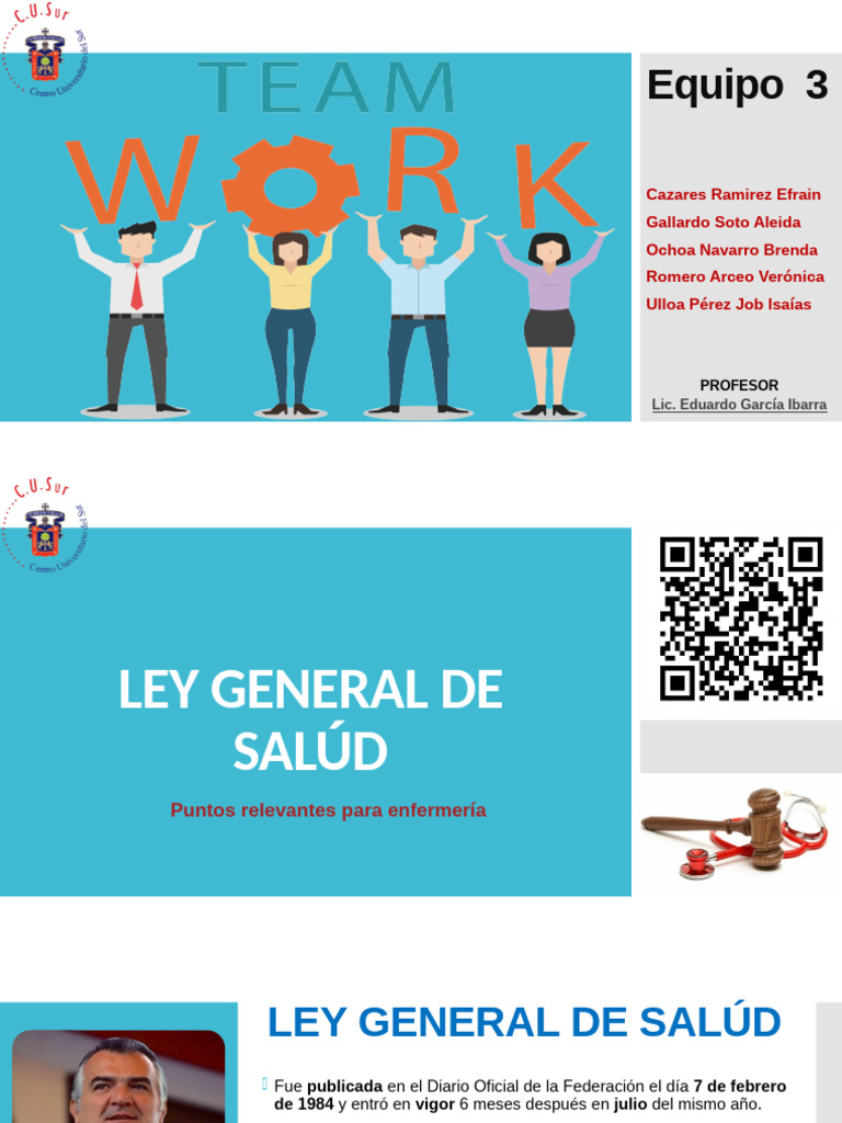 Puntos Clave de la Ley General de Salud | PDF | Cuidado de la salud ...