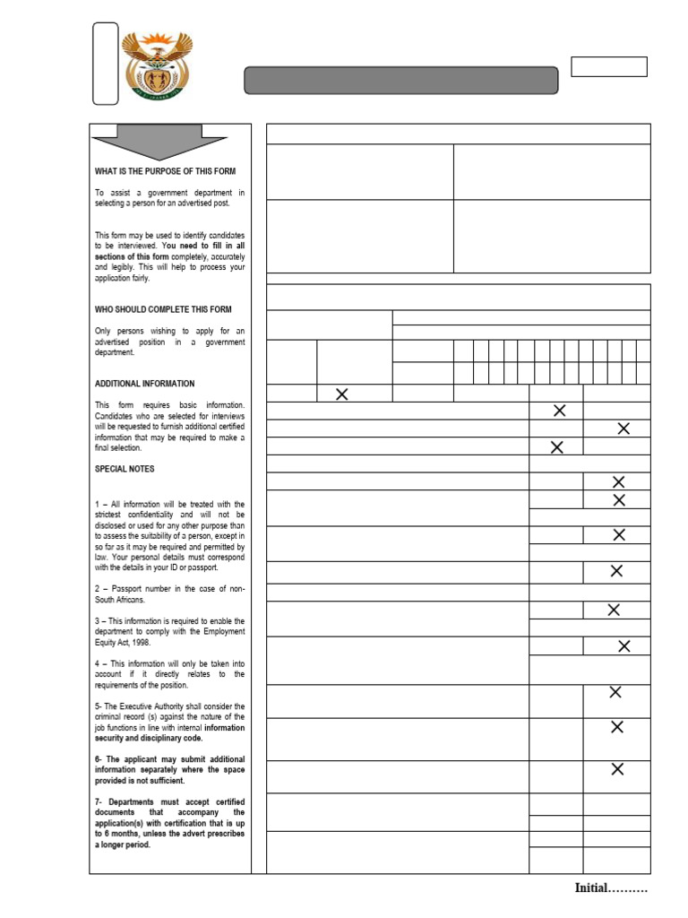 Approved New z83 Form Gazetted 6 Nov 2020 | PDF | Criminal Record | Justice