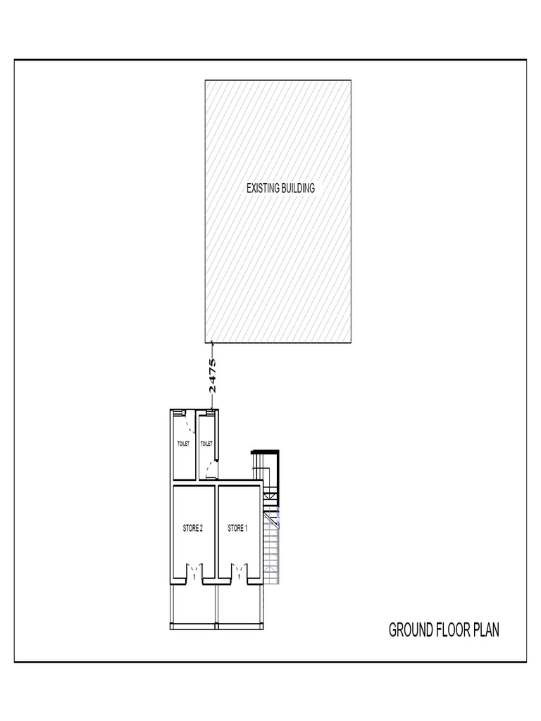 Ground Floor Plan of Existing Building | PDF