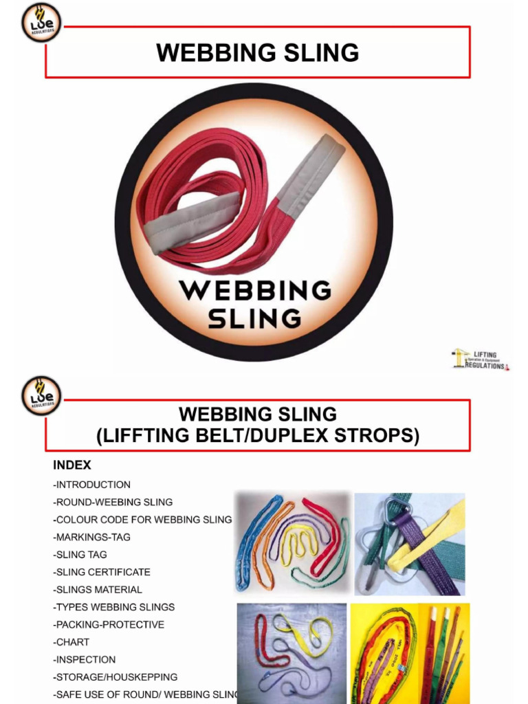 Webbing Sling | PDF