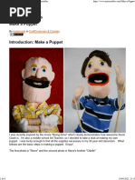 Kermit Puppet Sewing Patterns Guide | PDF | Sewing | Seam (Sewing)