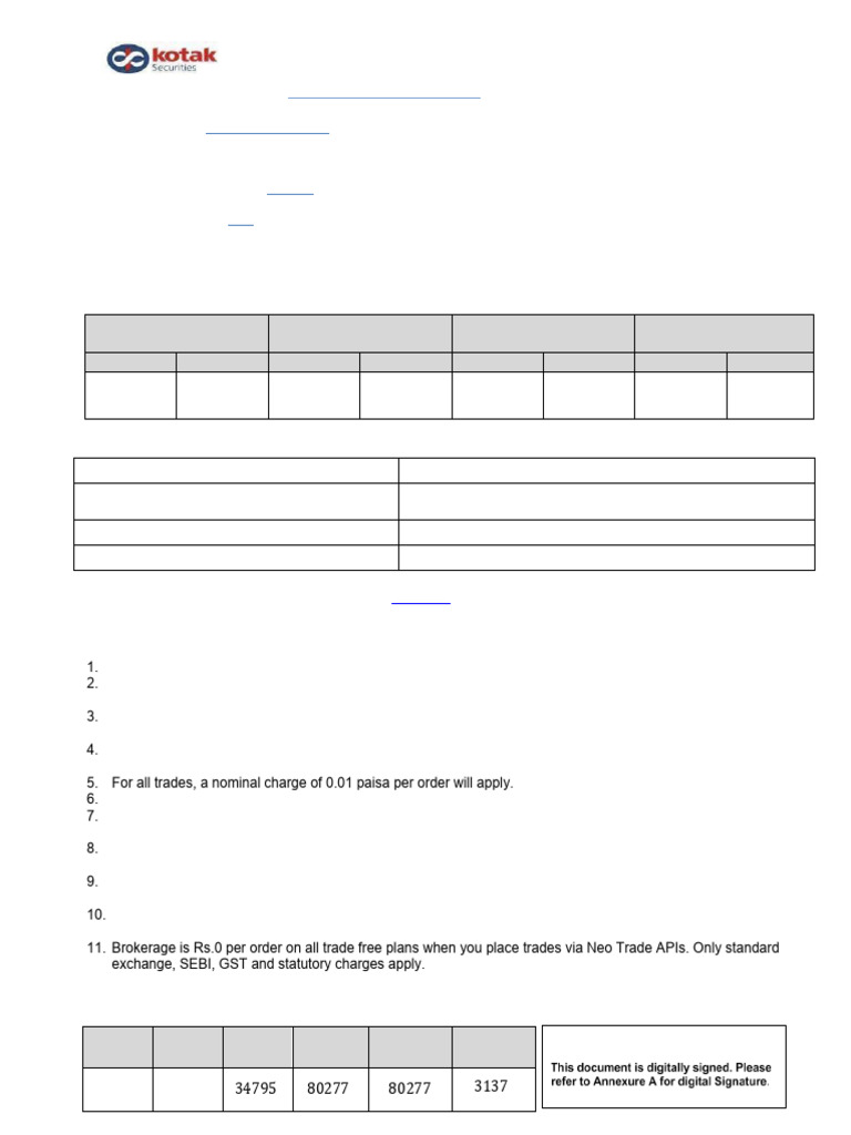 Tariff Sheet Youth Plan 8104f7261f | PDF | Margin (Finance) | Futures ...