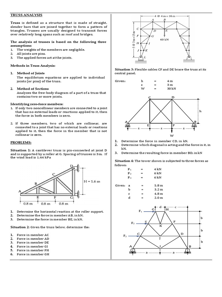 Engineering Mechanics Chapter 4 | PDF | Truss | Mechanical Engineering