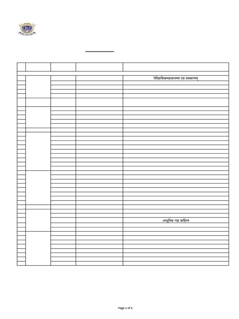 Date Sheet 3rd Sem. Main NEP Dec, 2025(Main) | PDF | Geography | Statistics