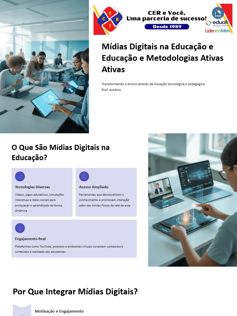 Mídias Digitais e Metodologias Ativas na Educação | PDF | Pedagogia ...