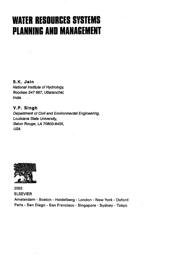 Water Resources Systems Management Guide | PDF