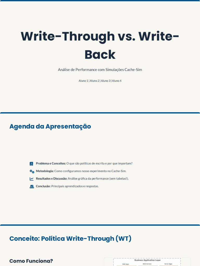Comparativo Write-Through Vs Write-Back | PDF