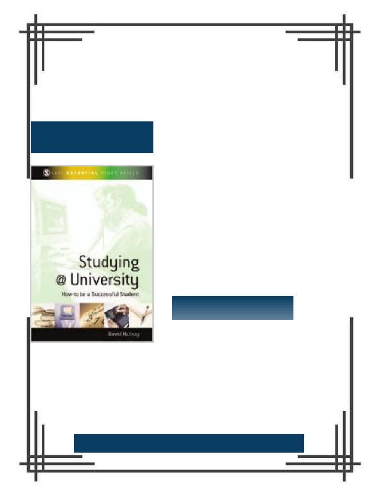 Studying at University How to Be a Successful Student 1st Edition David ...
