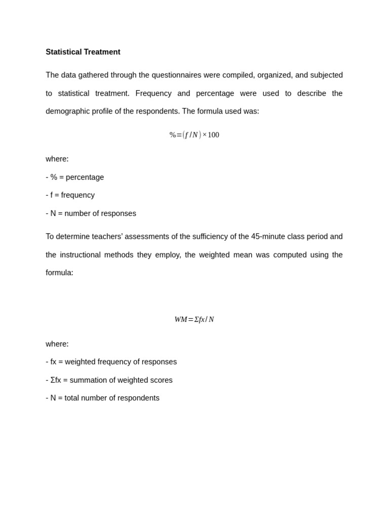 Statistical Analysis of Teacher Assessments | PDF